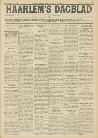 Haarlem's Dagblad 1927-08-12