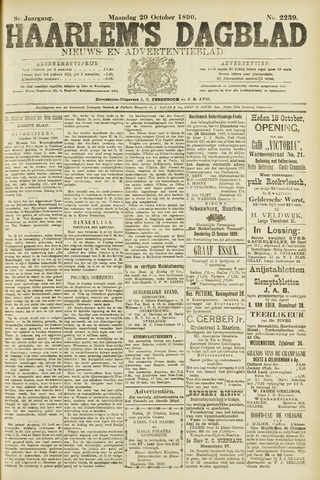 Haarlem's Dagblad 1890-10-20