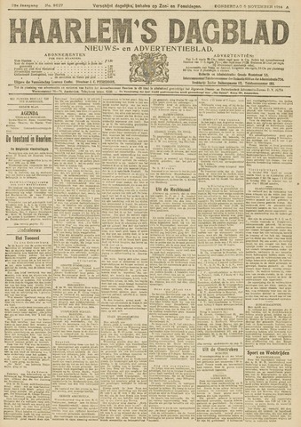 Haarlem's Dagblad 1914-11-05