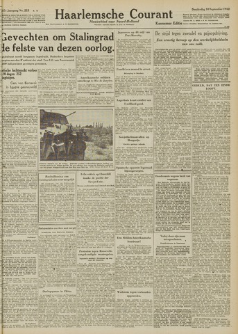 Haarlemsche Courant 1942-09-10