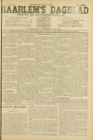 Haarlem's Dagblad 1891-04-28