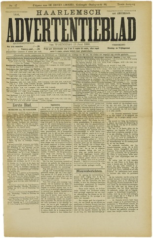 Haarlemsch Advertentieblad 1888-06-13