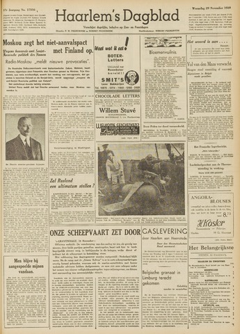 Haarlem's Dagblad 1939-11-29