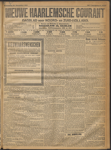 Nieuwe Haarlemsche Courant 1915-12-22