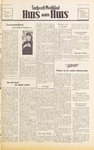 Weekblad Huis aan Huis 1956-08-17