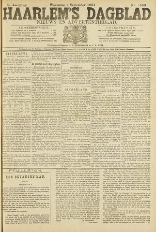 Haarlem's Dagblad 1891-09-02