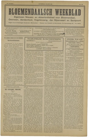 Het Bloemendaalsch Weekblad 1919-06-28