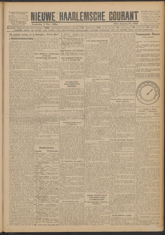 Nieuwe Haarlemsche Courant 1926-12-09