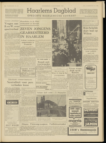 Haarlem's Dagblad 1968-09-05