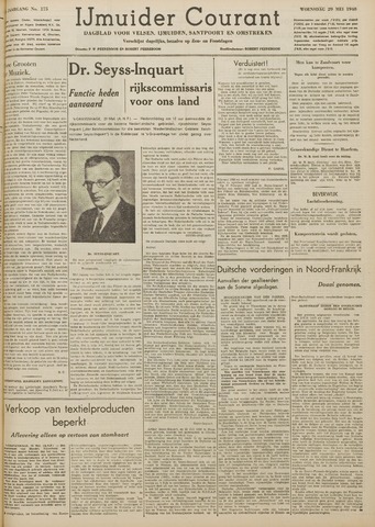 IJmuider Courant 1940-05-29