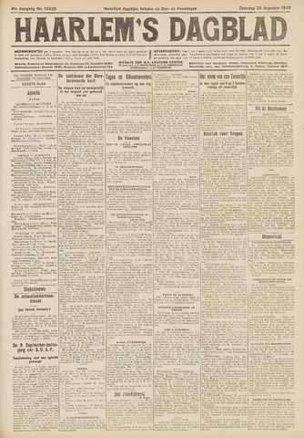Haarlem's Dagblad 1923-08-25