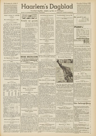 Haarlem's Dagblad 1938-02-09