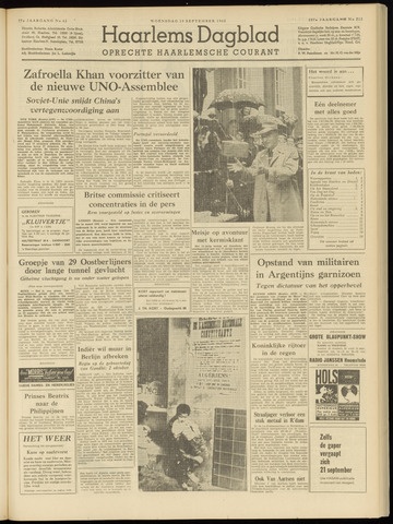 Haarlem's Dagblad 1962-09-19