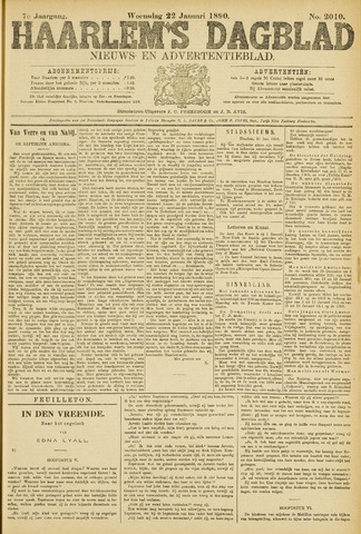 Haarlem's Dagblad 1890-01-22
