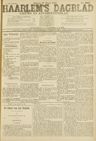 Haarlem's Dagblad 1891-03-17