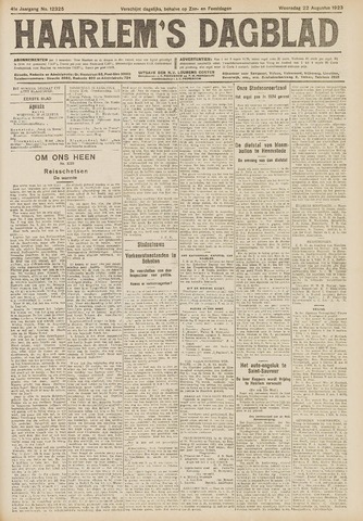 Haarlem's Dagblad 1923-08-22