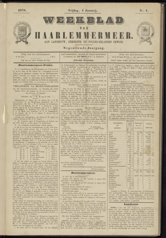 Weekblad van Haarlemmermeer 1878-01-04