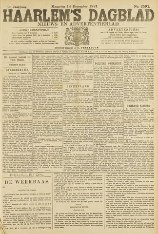 Haarlem's Dagblad 1891-12-14