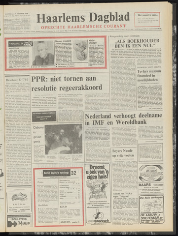 Haarlem's Dagblad 1976-10-30