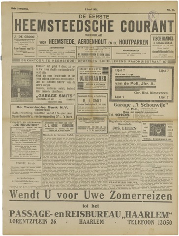De Eerste Heemsteedsche Courant 1931-06-05
