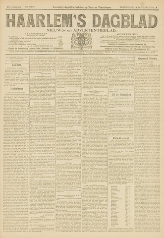 Haarlem's Dagblad 1914-01-14