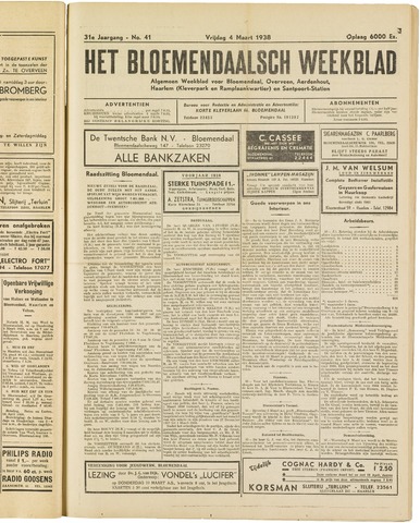Het Bloemendaalsch Weekblad 1938-03-04