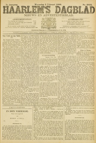 Haarlem's Dagblad 1890-02-05