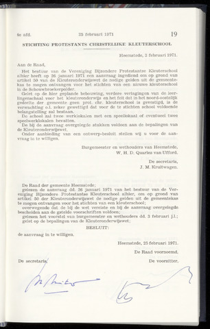 Raadsnotulen Heemstede 1971-02-25