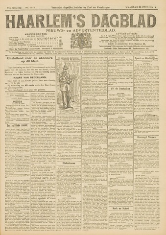 Haarlem's Dagblad 1914-06-29