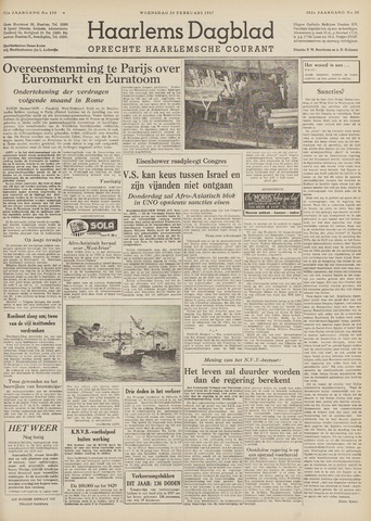 Haarlem's Dagblad 1957-02-20