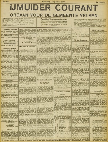 IJmuider Courant 1920-09-01