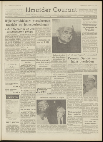 IJmuider Courant 1966-01-11