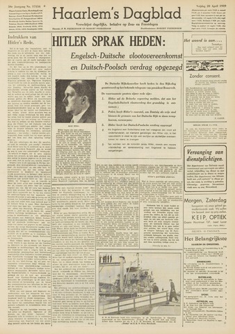 Haarlem's Dagblad 1939-04-28