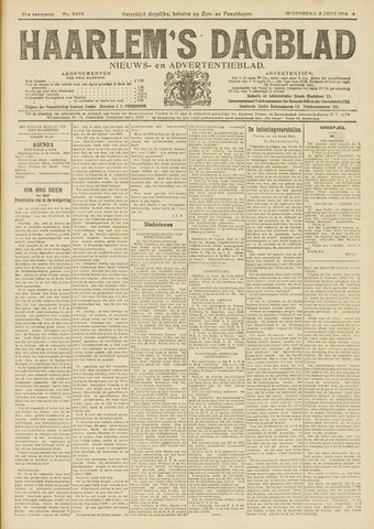 Haarlem's Dagblad 1914-06-03