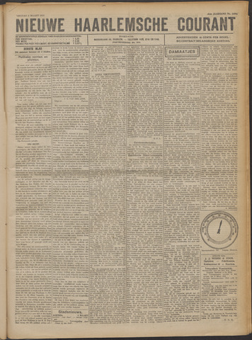 Nieuwe Haarlemsche Courant 1922-03-03