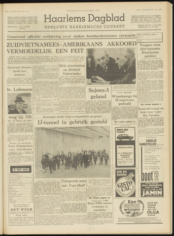 Haarlem's Dagblad 1968-10-30