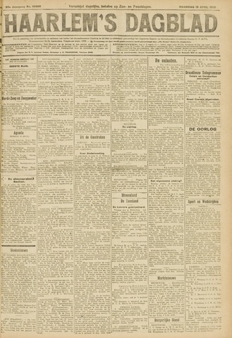 Haarlem's Dagblad 1918-04-15