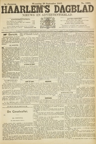 Haarlem's Dagblad 1887-09-28