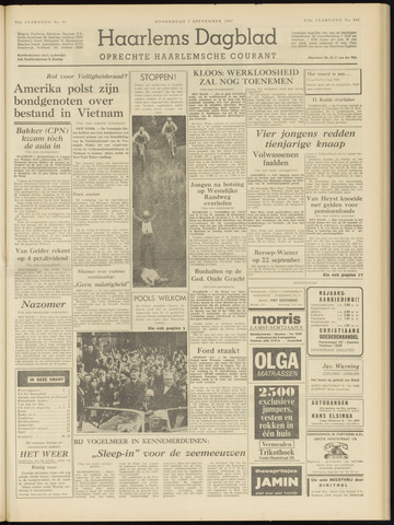 Haarlem's Dagblad 1967-09-07