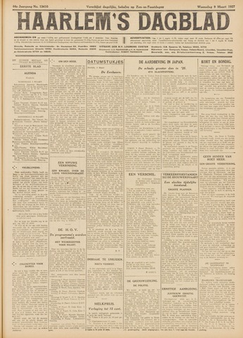 Haarlem's Dagblad 1927-03-09