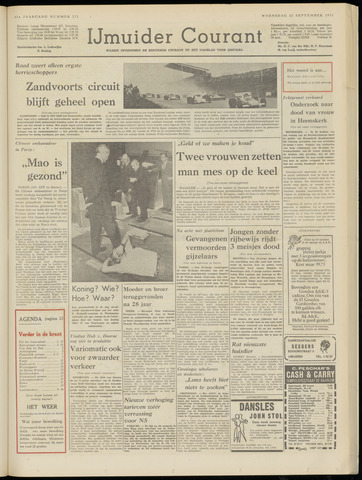 IJmuider Courant 1971-09-22