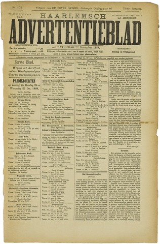 Haarlemsch Advertentieblad 1888-12-22