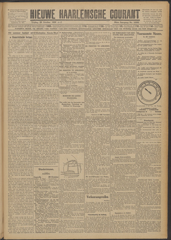 Nieuwe Haarlemsche Courant 1926-10-29