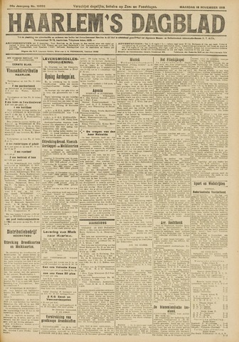 Haarlem's Dagblad 1918-11-18