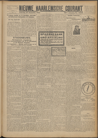 Nieuwe Haarlemsche Courant 1923-11-24