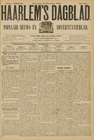 Haarlem's Dagblad 1883-11-21