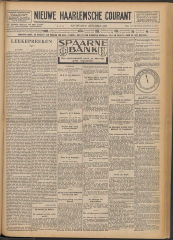 Nieuwe Haarlemsche Courant 1929-08-17