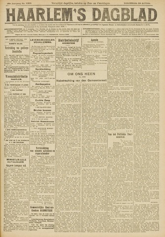 Haarlem's Dagblad 1918-10-24