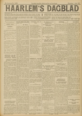 Haarlem's Dagblad 1927-06-01