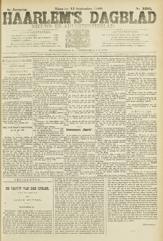 Haarlem's Dagblad 1890-09-15